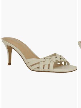 Calvin Klein Wendine Slide Sandal Ivory , Great Summer Heel!
